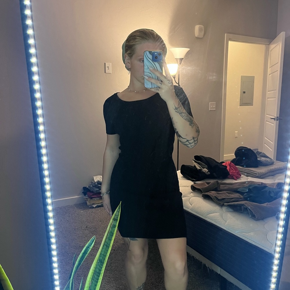 black dress